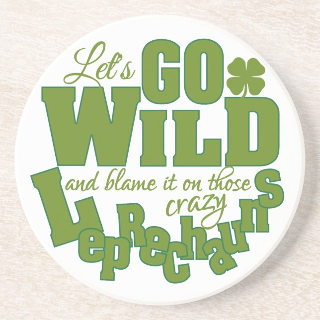 Leprechaun underlägg sandsten (Framsidan)