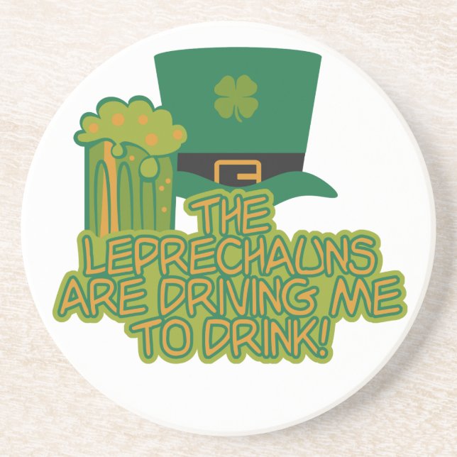 Leprechaun underlägg sandsten (Framsidan)