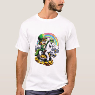 Leprechaun Unicorn Cute T Shirt