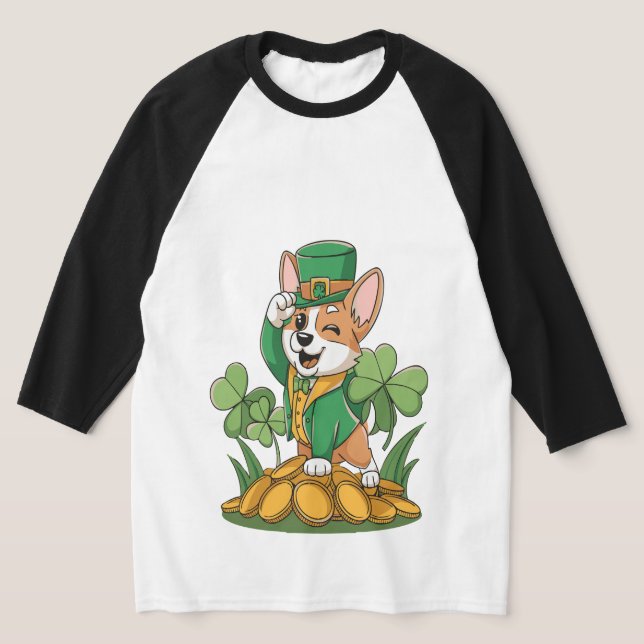 Leprechaun Valp Shenanigans T Shirt (Laydown)