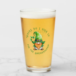 Leprechaun-Vart ska jag registrera mig för fenanig Glaskopp