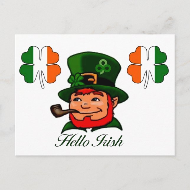 Leprechaun-vykort Vykort (Framsida)
