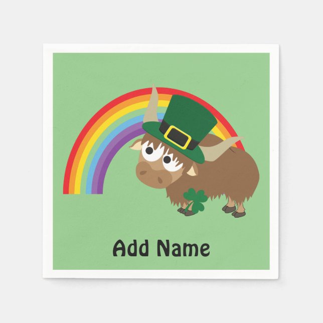 Leprechaun Yak Pappersservett (Framsidan)