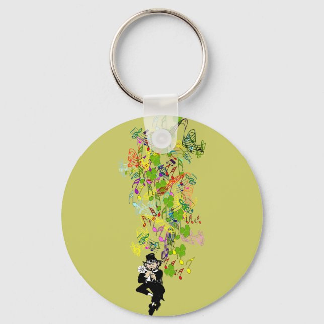 LeprechaunBlackPants Nyckelring (Framsida)