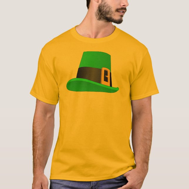Leprechaunhatt Med Spänne T-shirt (Framsida)