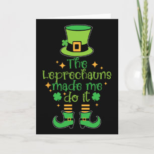 Leprechauns fick mig att göra det roliga St Patric Kort