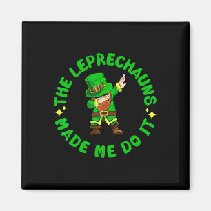 Leprechauns fick mig att göra det roliga St Patric Magnet