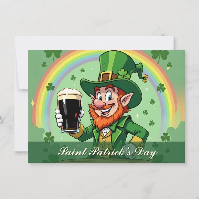 Leprechauns glädjerum under regnbågen (Framsida)