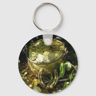 Leprechaun's Pot of Guld! Nyckelring