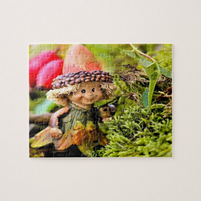 Leprechaunsar där småfolket bor i Irland Pussel (Horisontell)