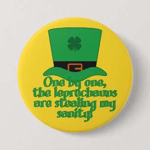 Leprechaunsar Sanitetsknappar för styrning Knapp