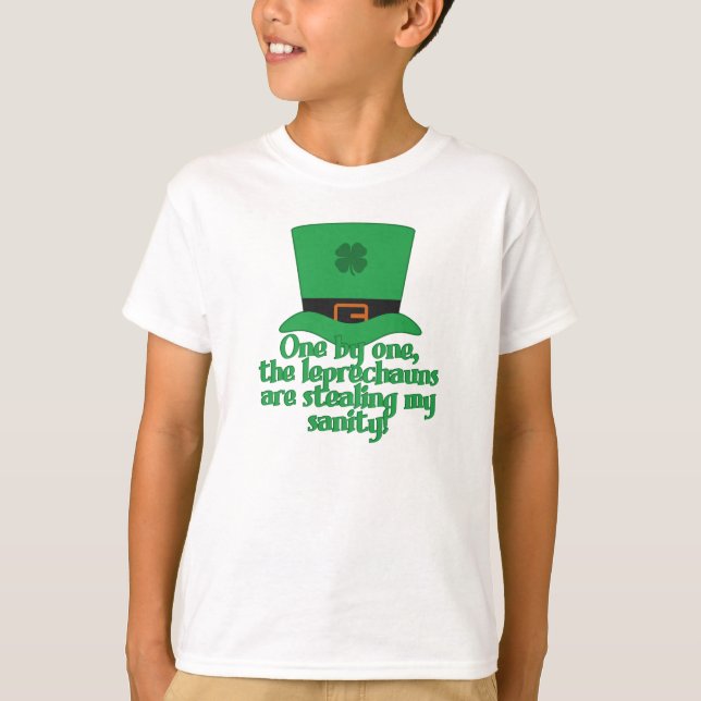 Leprechaunsar Sanititetsskjortor och jacka T-shirt (Framsida)
