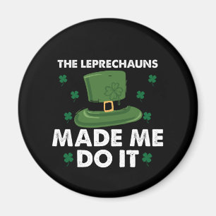 Leprechaunsarna fick mig att göra det St patricks Magnet