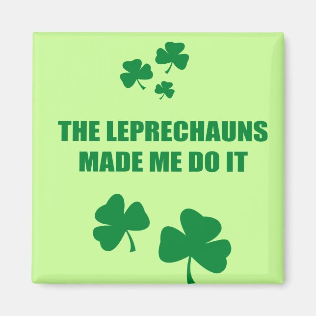 LEPRECHAUNSARNA GJORDE DET MAGNET (Framsidan)