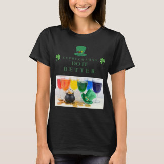 LEPRECHAUNSARNA GÖR DET BÄTTRE. PATRICK'S DAY T SHIRT