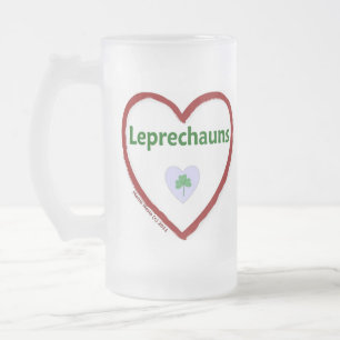 Leprechaunsarna kärlek frostat ölglas