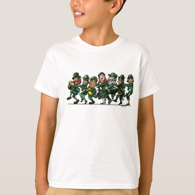 LeprechaunsConga T Shirt (Framsida)