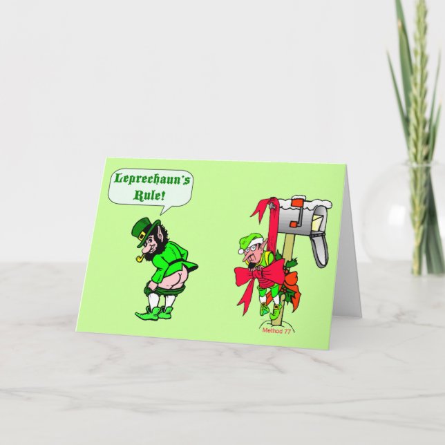 Leprechaunsen härskar kort (Framsida)