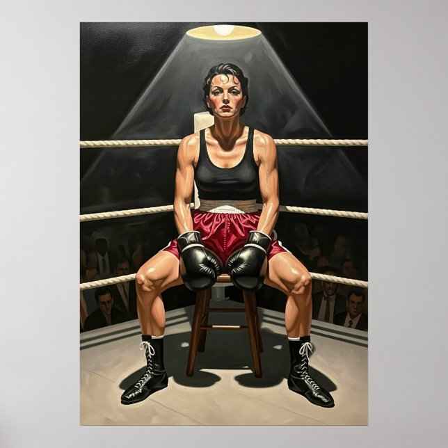 L'ÉPREUVE DE LA BOXEUSE (Boxers Ordeal) Poster (Framsidan)