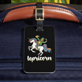 Lepricorn Leprechaun Unicorn St patrick's day Bagagebricka