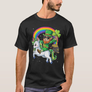 Lepricorn Leprechaun Unicorn St patricks day T Shirt