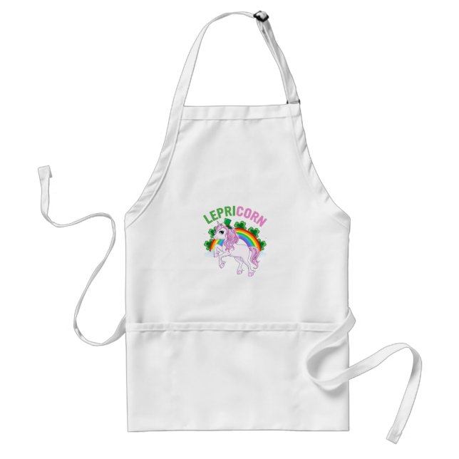 Lepricorn St. Patrick Day | Lucky Rainbow Förkläde (Framsidan)