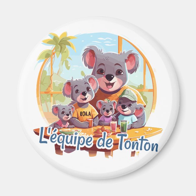 L'équipe de Tonton Magnet (Framsidan)