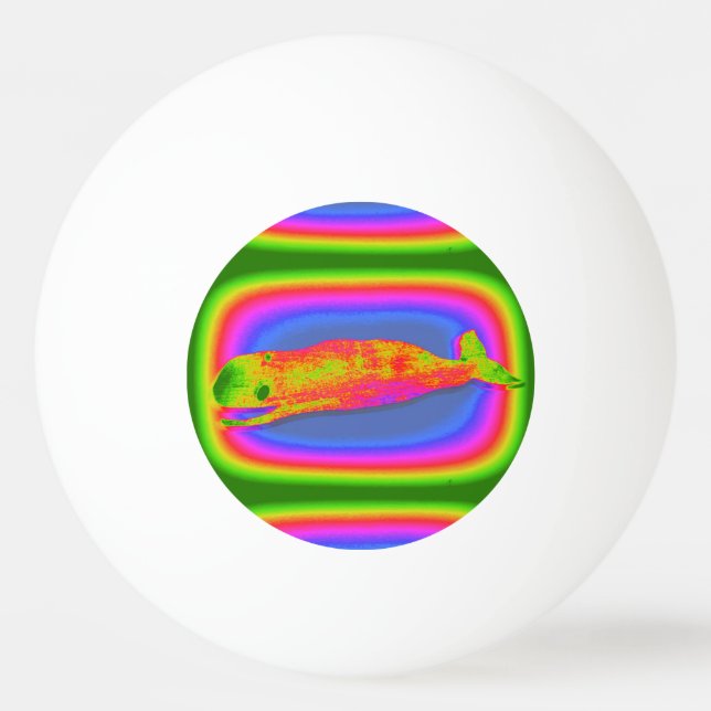 ler psykedelisk val ping pong boll (Framsidan)