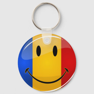 ler rumänska Flagga Nyckelring