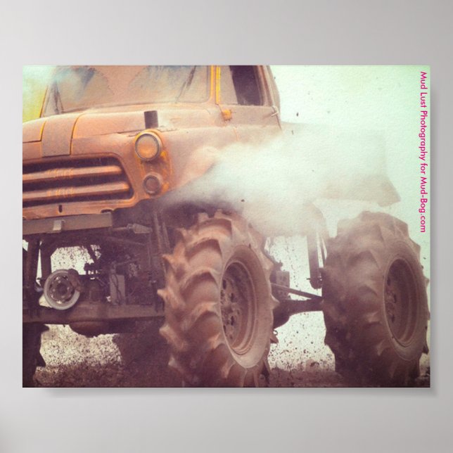 Lera Bogging 4x4 Lastbil Poster (Framsidan)