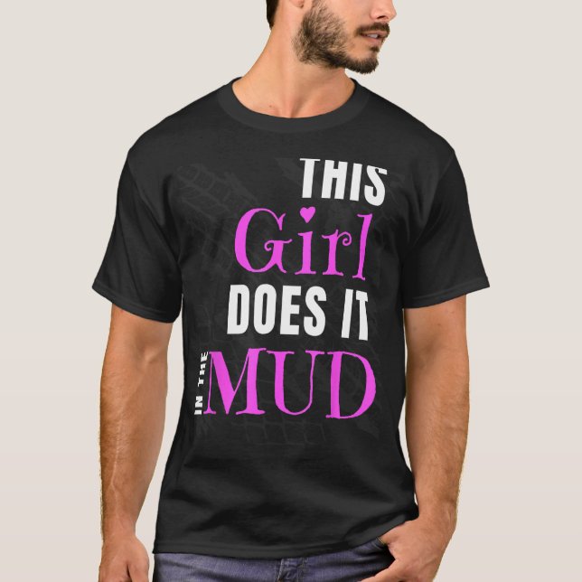 Lera Bogging Mudding - Funny Novelty Tee Shirt Gif (Framsida)