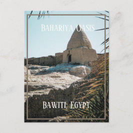 Lera Brick Byggnad, Bahariya Oasis, Egypten Vykort