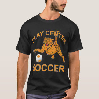 Lera centrerar fotbolltigern tee shirt