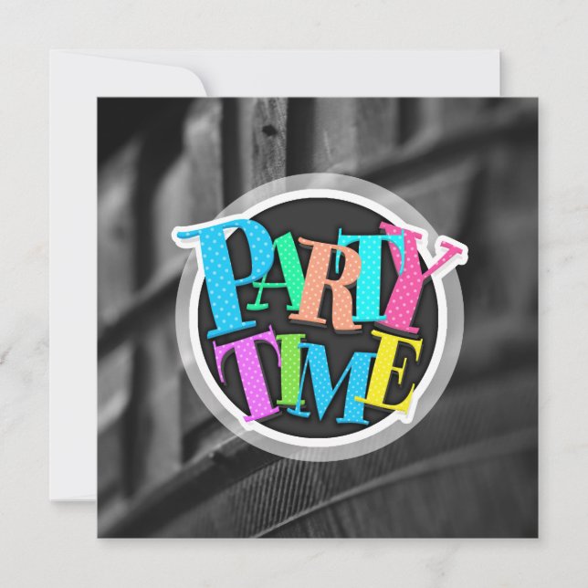 Lera Däck Går foto Inbjudningar (Framsida)