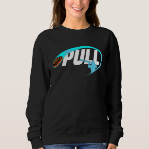 Lera duva som skjuter sportskott i pistol t shirt