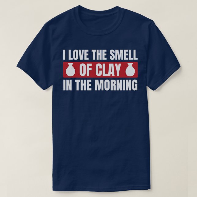 Lera i morgondagskvällen Clay T Shirt (Design framsida)
