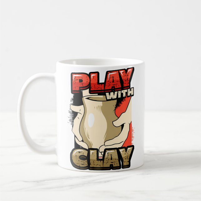 Lera Keramik Slöjd Kaffemugg (Vänster)