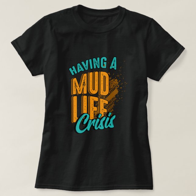 Lera Life Crisis Quad ATV Motocross Motorsport Gif T Shirt (Design framsida)