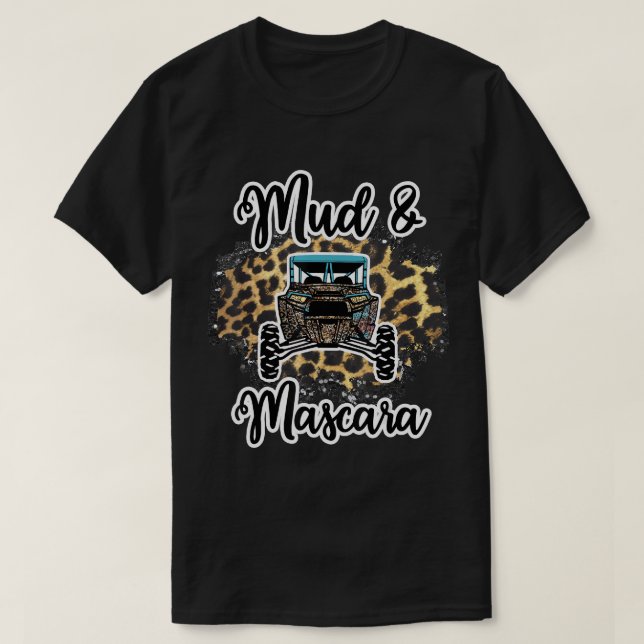 Lera och Mascara Leopard ATV Rider UTV Offline T Shirt (Design framsida)