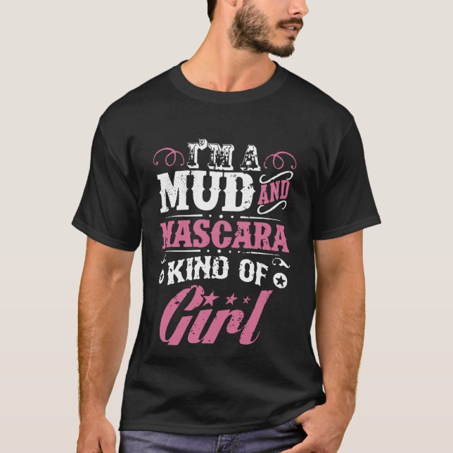 Lera- och Mascaraflicka Tee Shirt (Framsida)