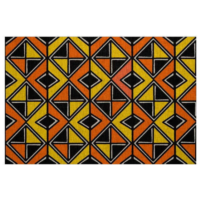 Lera Trasa Stil 100215(2) - Amber och Orange Tyg (Fat Quarter)