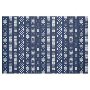 Lera Trasa Stil Mönster 01 - Indigo Stil Tyg