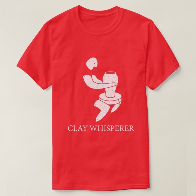 Lera Whisperer Pottery Ceramics Kiln Art Pot T Shirt (Design framsida)