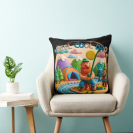 Lerart “Reel Cool Dad” Fiskescen Design Kudde