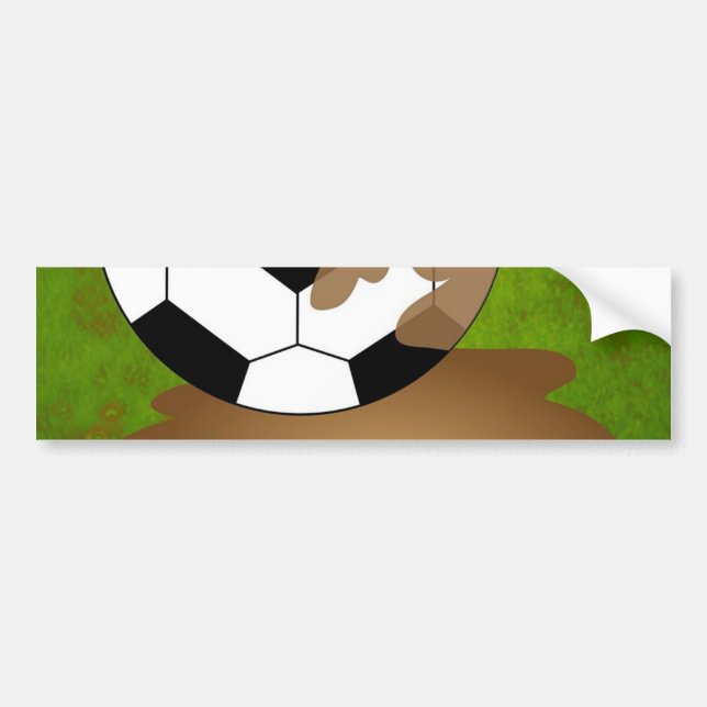 Lerig fotboll bildekal (Framsidan)