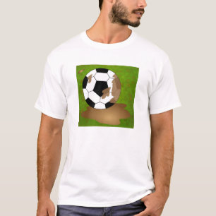 Lerig fotboll t shirt