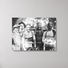 Leriga ansikten Tour de France 1928 Efter Etapp 10 Canvastryck