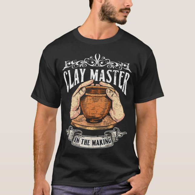 Lerkrigare Under Utbildning - Keramik Konstnär T Shirt (Framsida)