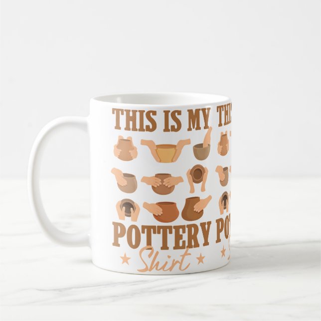 Lerkrukmakare Kaffemugg (Vänster)