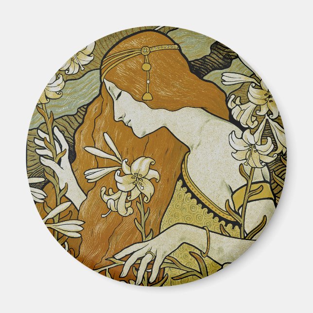 L'Ermitage Art nouveau Magnet (Framsidan)